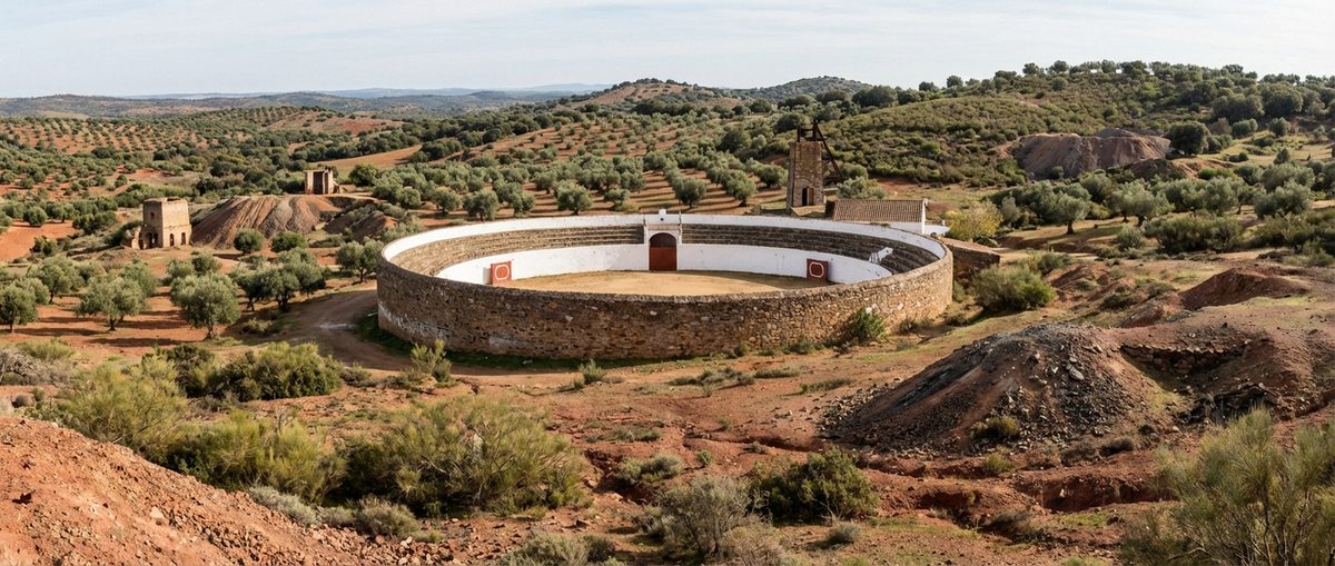 Plaza de Toros de Zalamea la Real, coso taurino en la Cuenca Minera de Huelva